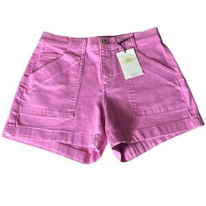 Pink Jean Shorts